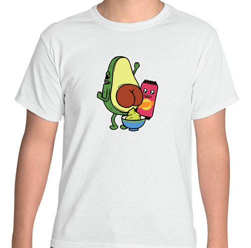 Playera Divertido Aguacate Trasero - Guacamole - Moda - 02