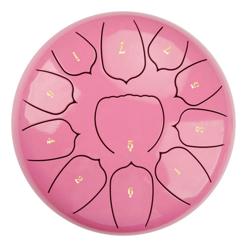 Tambor Handpan De 6 Pulgadas, Lengüeta De Acero, 11 Notas, M