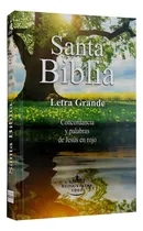 Comprar Biblia Letra Grande Palabras Jesús Rojo Reina Valera 1960