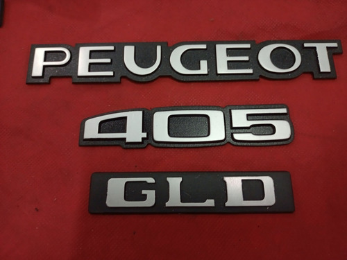 Peugeot 405 Gld Juego De Insignias Traseras