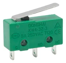 Comprar 10 Micro Switch 5a 250v Final De Carrera Leva Corta Kw4-3z