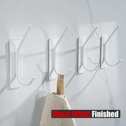 Ath200-wh-p4 - Gancho De Pared Autoadhesivo Para Toallas, Co