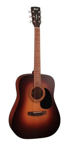 Guitarra Acústica Cort Ad810 Op Con Funda - Plus