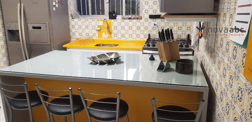 Imagem 5 de 17 de Sobrado Com 4 Dormitórios À Venda, 200 M² Por R$ 590.000,00 - Parque Jaçatuba - Santo André/sp - So1078