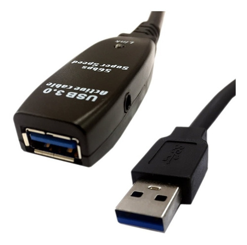 Extensão Usb 3.0 Amplificada De 15 Metros Win Cabos