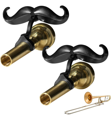 [paquete De 2] Bigote De Clip Trombones Y Eufonios Incl...