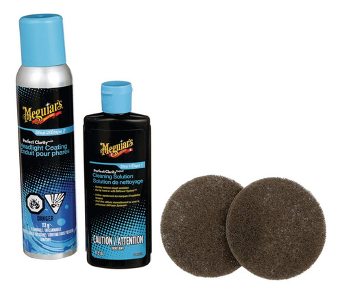 Meguiar S Kit Restaurador De Faros En 2 Pasos G2970