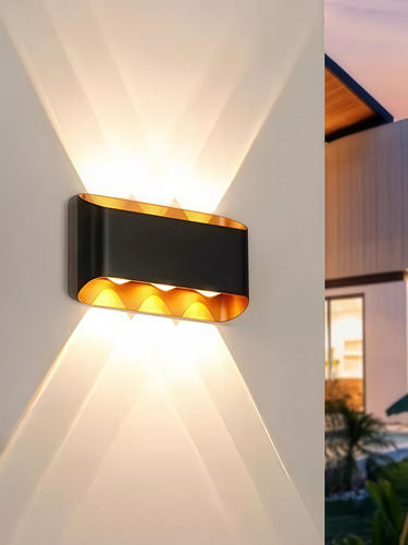 Lámpara De Pared Led Moderna 6w Impermeable Exterior/interio