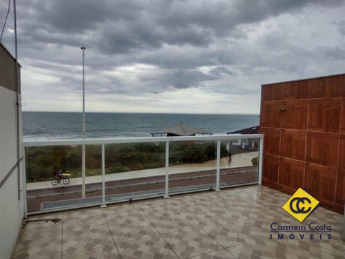 Oportunidade!! Apartamento Cobertura Em Frente A Praia De Costazul Próximo De Comércio No Bairro Costazul - Rio Das Ostras/ Rj. - Co0048