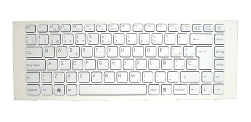 Teclado Sony Vaio Vpc-eg Pcg-61a11u Pcg-61911u Blanc Español