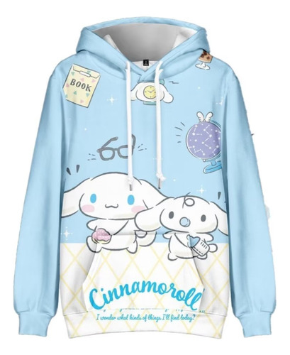 Sudadera Con Estampado Digital Creativo Cinnamoroll Hermanos