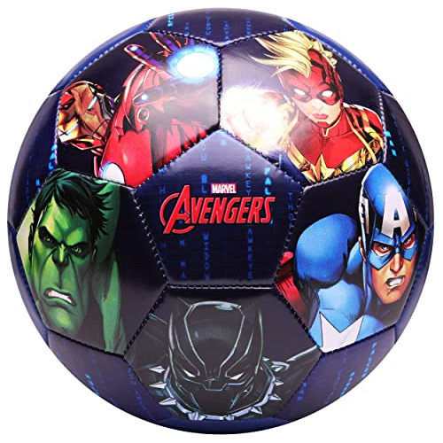 Marvel Avengers Soccer Ball Tamaño 5, Capitán América, Hombr