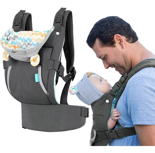 Cangurera Bebés Mochila Ergonómica Porta Bebe 0-36 Meses