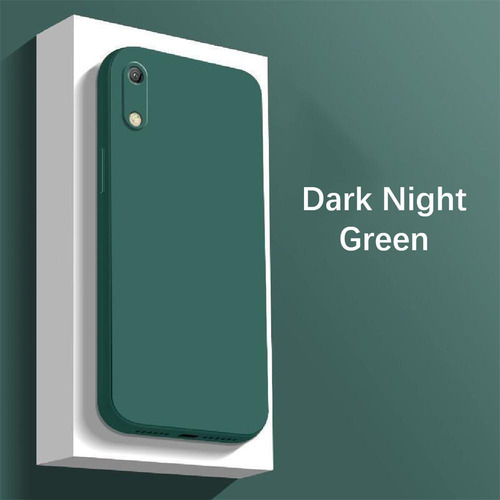 Funda De Teléfono De Silicona Para For Honor 9/10/80/90/100/200 Play 4t/5t/6t Magic 3/4/5 X6/7/8/9 Verde Oscuro
