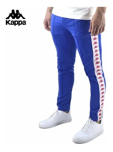Pantalon kappa azul sale