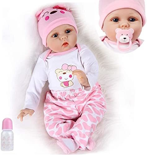 Maihao 22 Pulgadas Realista Reborn Baby Dolls Niñas Bebés Re