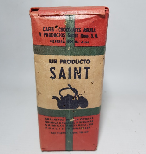 Imagen 5 de 7 de Antiguo Yerba Mate Aguila 1/4 Kilo (lleno). 38000