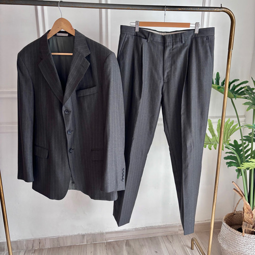 Traje Brest Ambo Italiano Para Hombre Talla M (Usado)