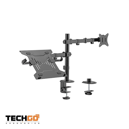 Base De Escritorio Para Monitor Y Portátil, Techgo Spml-12