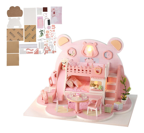 Casa De Muñecas Diy Juguete Para Niñas