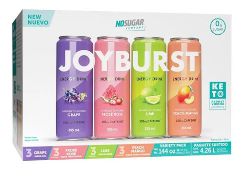 Joyburst Bebida Energética 12 Latas De 355 Ml