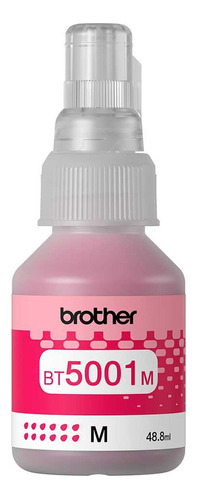 Botella Tinta Brother Bt5001m Magenta Original 