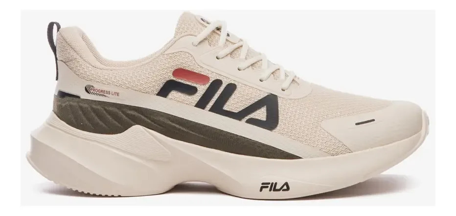 Tenis Fila Corrida Caminhada Progress Lite De Masculino Azul