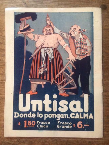 Publicidad De Untisal  Original Contratapa De Revista