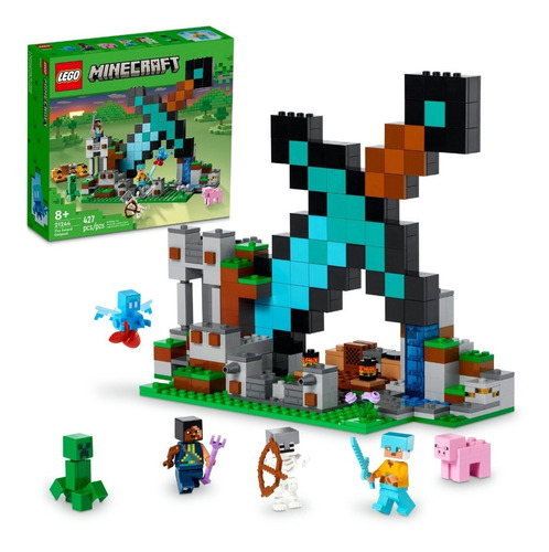 Kit Lego Minecraft La Fortificación-espada 21244 427 Piezas