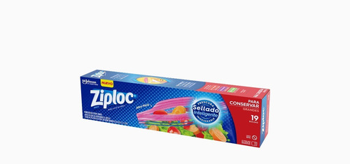 Imagen 2 de 2 de Bolsas Multiuso Para Conservar Ziploc Grandes 19 Unid