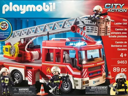 Camion pompiers échelle pivotante Playmobil City Action 9463