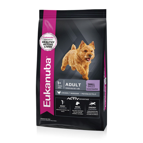 Imagen 2 de 2 de Alimento Eukanuba perro adulto de raza pequeña sabor mix en bolsa de 3kg
