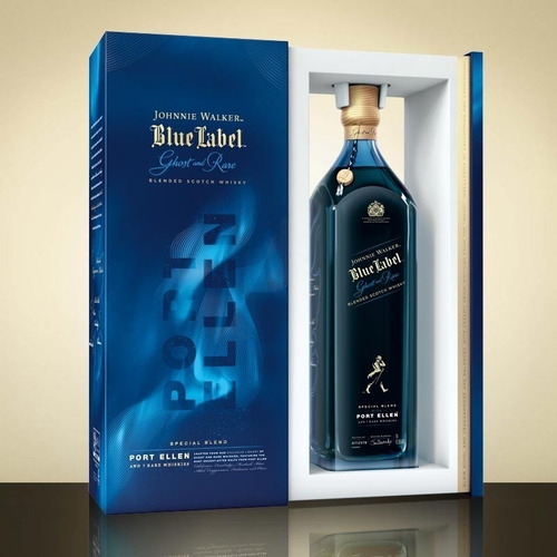 Imagen 8 de 9 de Whisky Johnnie Walker Blue Label Ghost & Rare 750ml Estuche