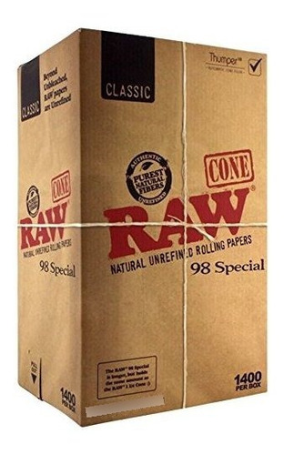 Tubo Y-o Papel Para Armar 1400 Raw Classic 98 Conos Especial