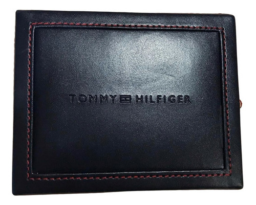 Carteira Tommy Hilfiger Ptmx000048 Couro Com Proteção Cartão