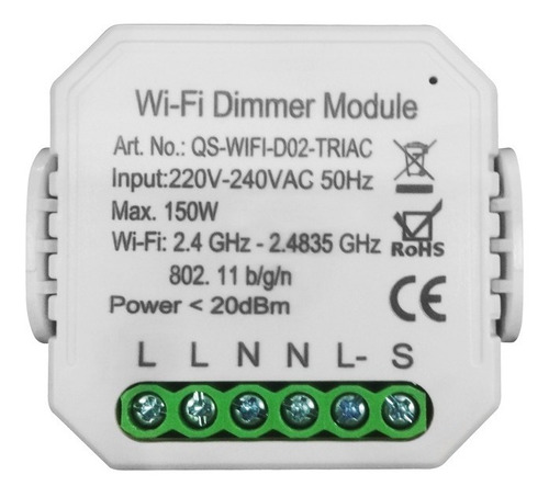 Switch Dimmer Corriente Interruptor Wifi Tuya Smart Home
