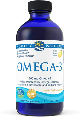 Omega 3 De Nordic Naturals, Fomenta La Cognición, Salud Card