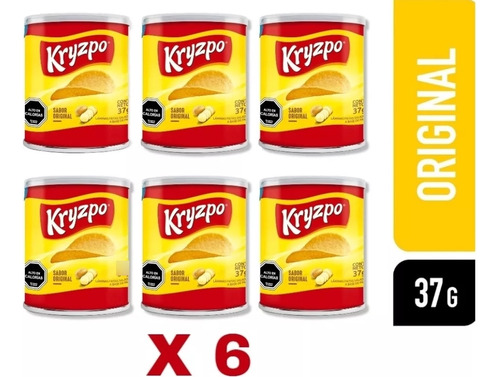 Papa Kryzpo Natural 6 Unidades De 37 Gramos 