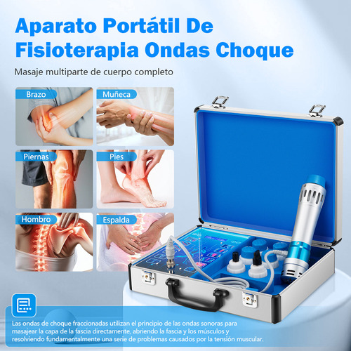 Aparato Portátil Fisioterapia Ondas Choque Alivio Del Dolor