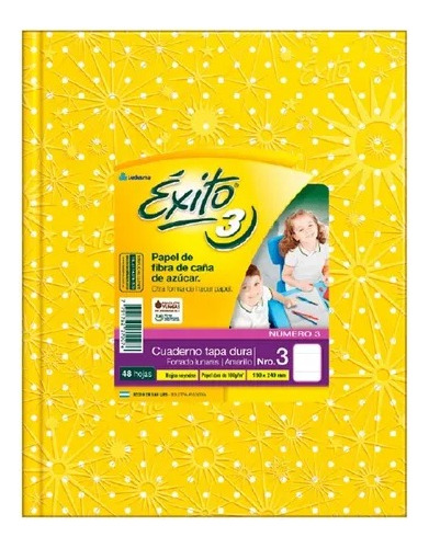 Cuaderno Exito E3 - 19x24 Cm - 48 Hojas - Ray/cuad 