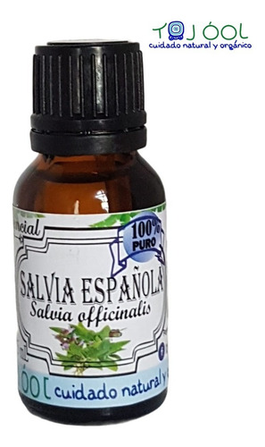 Aceite Esencial Salvia Española100%puro Nature-orgánic 15m O