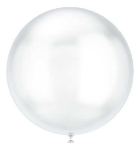 Balão Bubble Bobo Transparente 24 Polegadas 60cm 10 Unidades