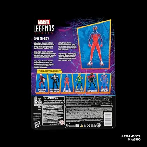 Boneco de ação do Garoto-Aranha da série Marvel Legends
