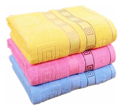 Pack 6 Toalla De Baño Algodón 140*75 Surtido Colores 21