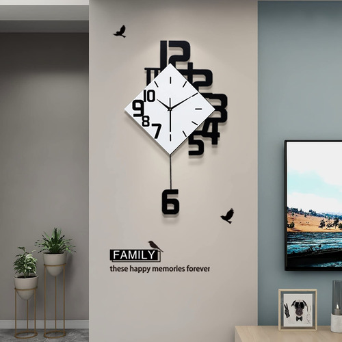 Fleble Relojes De Pared Grandes Para Decoración De Sala De