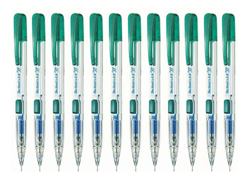Pentel Pd107-d Portaminas Avance Lat. 0.7 Mm Tech./verde