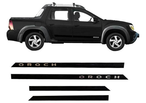 Baguetas Auto Específicas Renault Oroch Blanco Negro Gris