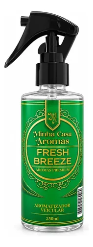 Aromatizador Veicular 250ml Cheirinho para Carro Perfume Premium - Fresh Breeze