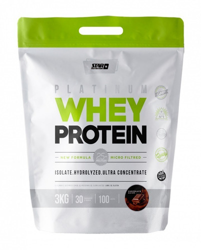 Premium Whey Protein 3 Kg Star Nutrition Proteína Concentrada