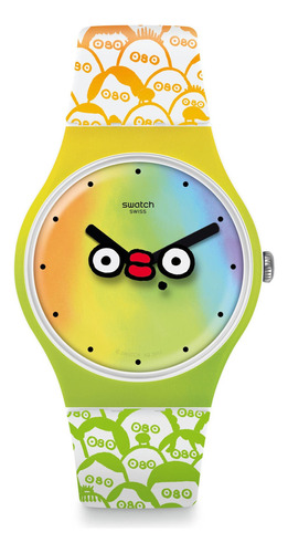 Reloj Swatch What's Yo Face? Suoz303